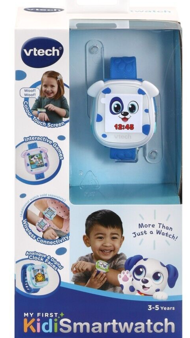 VTech My First Kidi Smartwatch Watch Fun Games Blue Age 3 -5