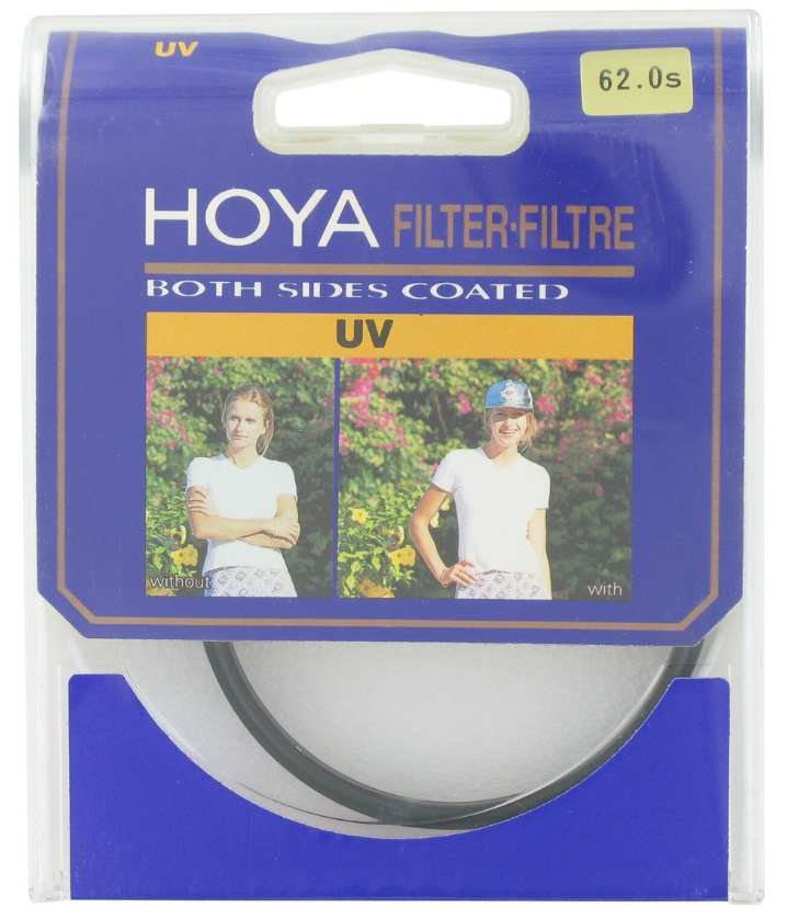 HOYA Camera Filter 62.0s UV Both Sides Coated