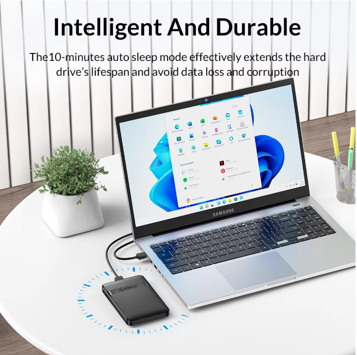 ORICO 2577U3 USB 3.0 2.5 SATA SSD Hard Disk Drive Enclosure Case USB C Brand New