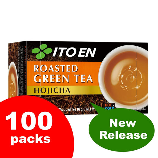 ITO EN Japanese Roasted Green Tea Hojicha Blend Leaves 100 Tea Bag Pack AU Made