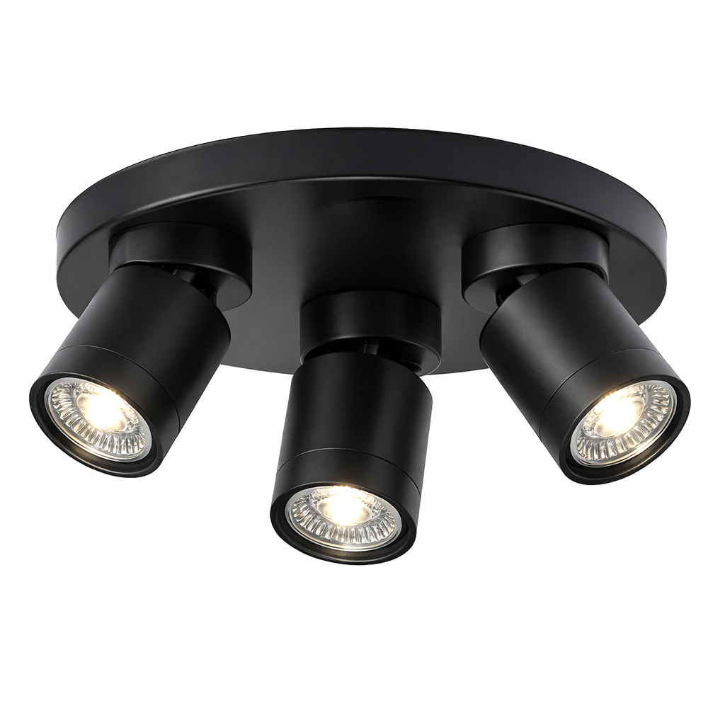 Ikea NYMANE Ceiling Lamp Spotlight with 3 Spots GU10 Light 3x Max 8.5W