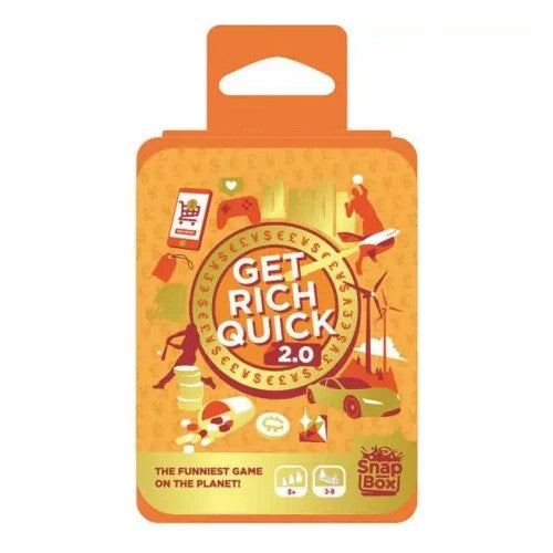 2019 Get Rich Quick 2.0 Card Game Portable Party Game - Snapbox