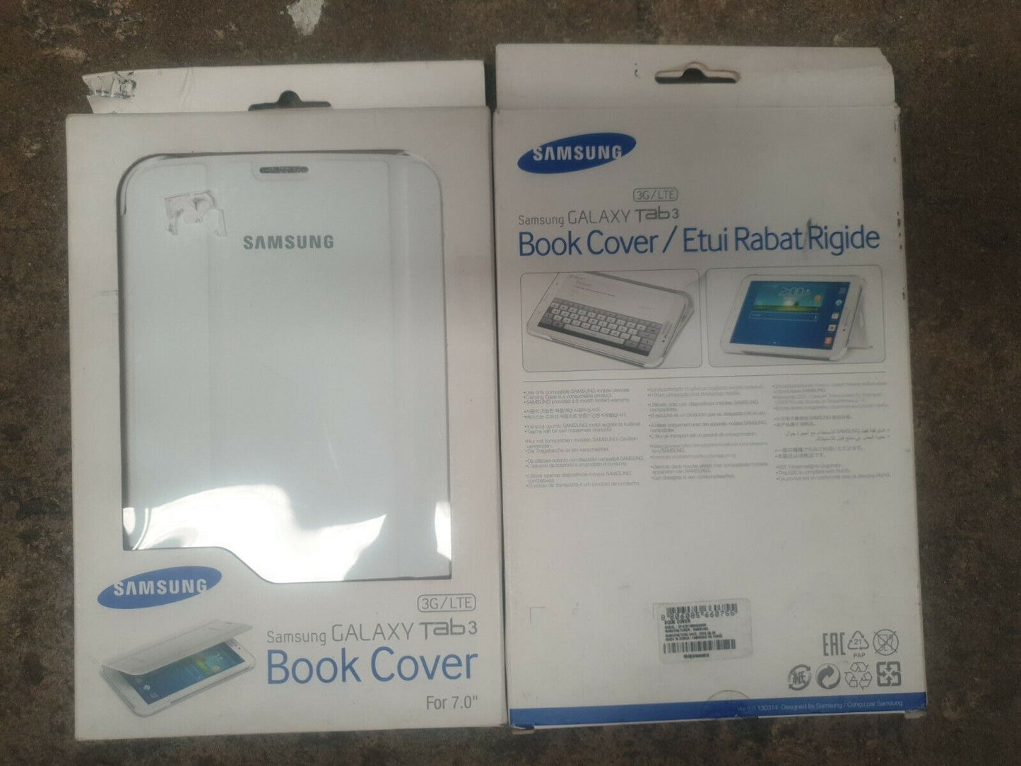 GENUINE ORIGINAL Samsung Galaxy Tab 3 7.0 Book Case Cover White