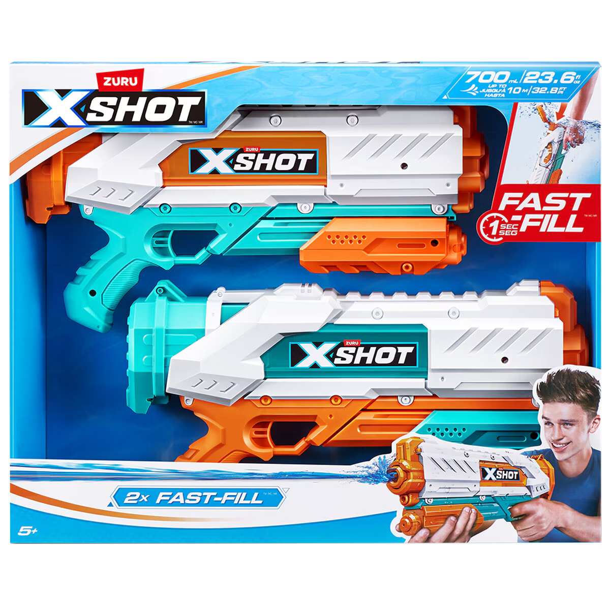 Zuru X Shot Fast Fill Double Water Blaster 2 Pack