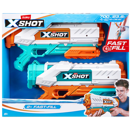 Zuru X Shot Fast Fill Double Water Blaster 2 Pack