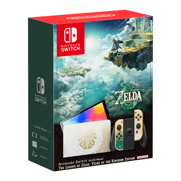 Nintendo Switch - OLED - Zelda Tears Of The Kingdom edition As New Condition