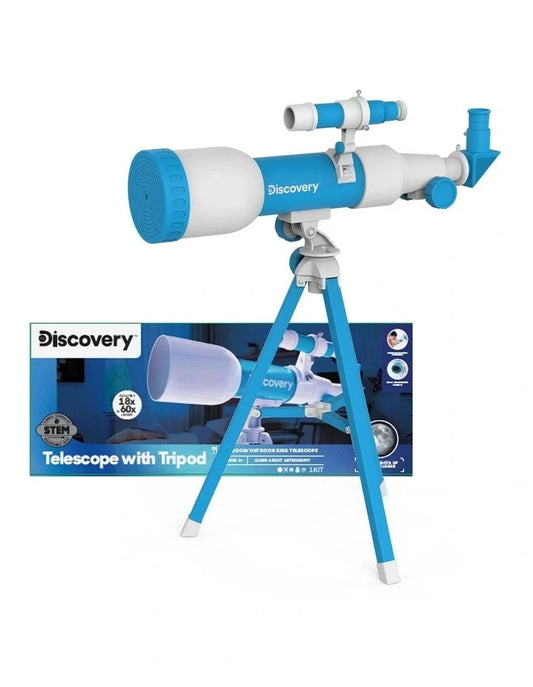 Discovery #Mindblown Telescope with Tripod 60X and 18x Lenes inc. Kids Sized