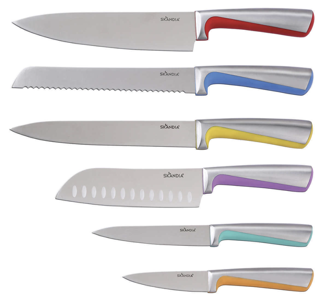 Skandia Truls 6pieces Cutlery Set w Blade Guards Germany Quality Stainless Steel