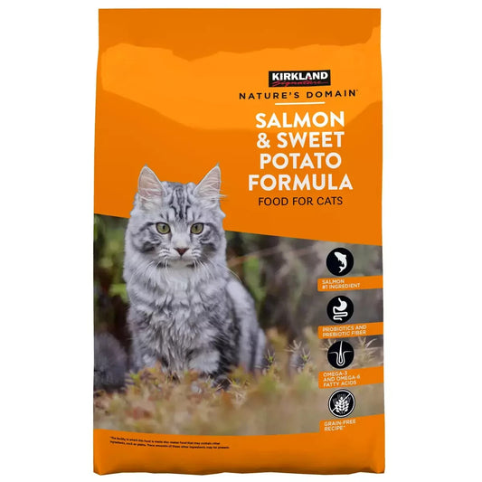 2 Pack Kirkland Cat Food 8Kg Each Nature's Domain Salmon Sweet Potato