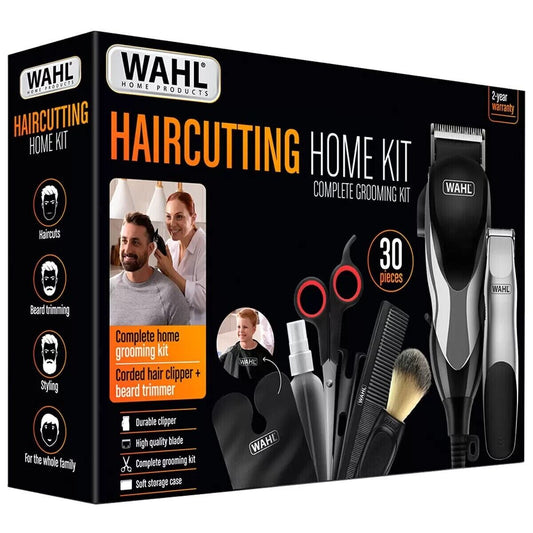 Wahl Haircutting Grooming Home Kit 30 Pieces Styling Beard Trimmer