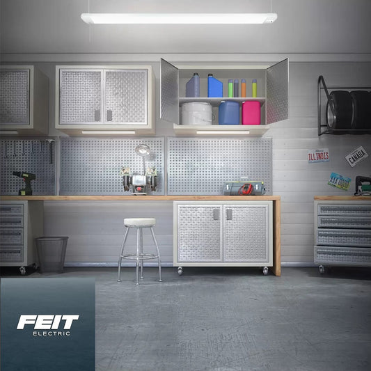 Feit Electric LED Utility Light With Motion Sensor Slim Modern Design