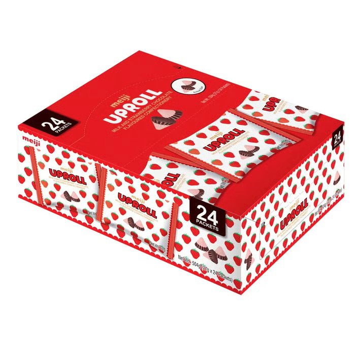 Meiji Chocolate and Strawberry Uproll (36 g x 24 pk)