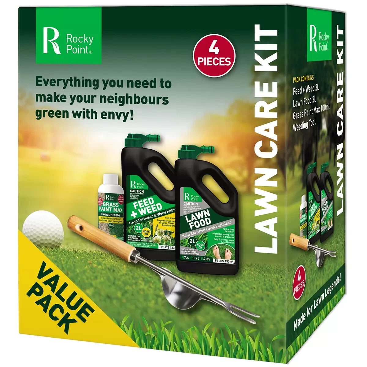 Rocky Point 4 in 1 Lawn Care Kit Eliminate Broadleaf Weeds High Quality New