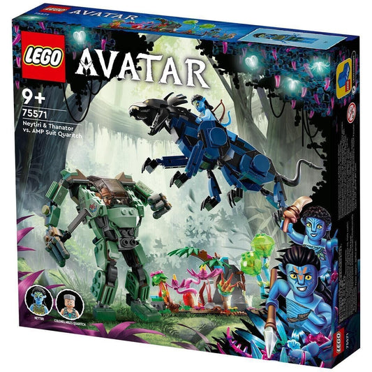 LEGO Avatar Neytiri and Thanator vs. AMP Suit Quaritch 75571 Kids Toys Building