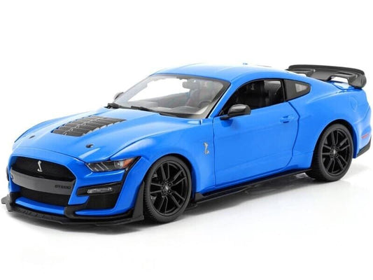 Maisto 1/18 Diecast Special Edition 2020 Mustang Shelby GT500 Pure Blue