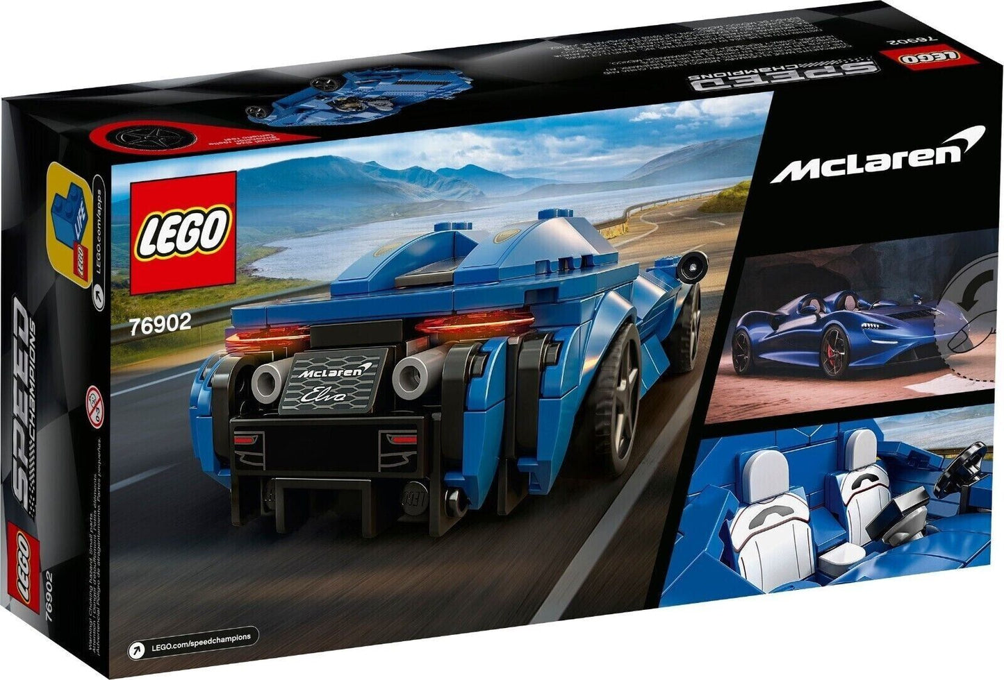 LEGO SPEED CHAMPIONS 76902 McLaren Elva BRAND NEW SEALED AU Seller