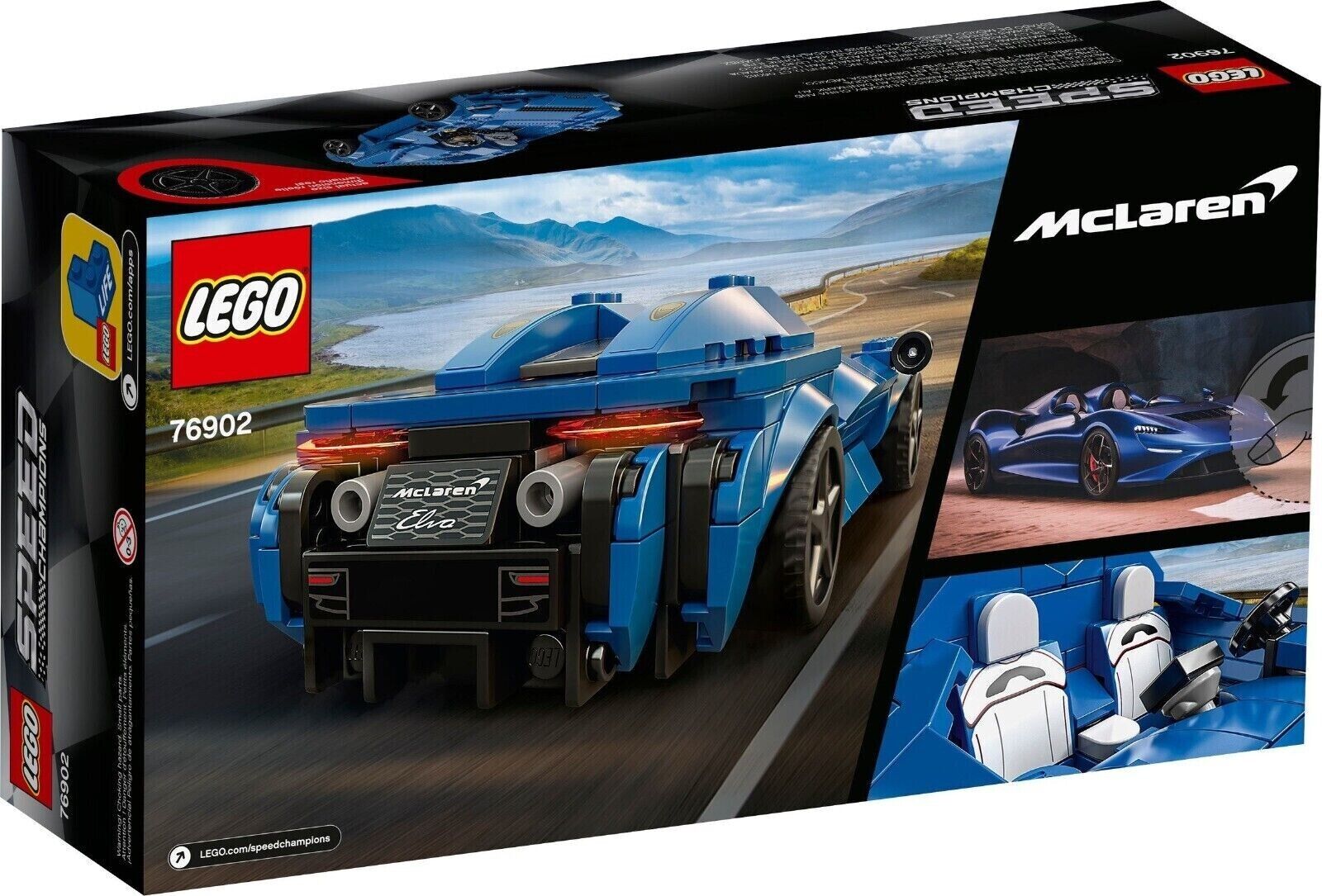 LEGO SPEED CHAMPIONS 76902 McLaren Elva BRAND NEW SEALED AU Seller