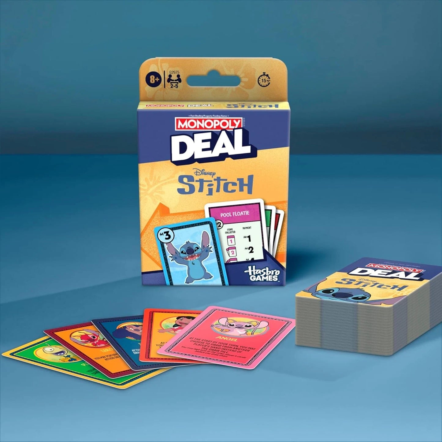 Hasbro Monopoly Deal Card Game - Disney Stitch Edition