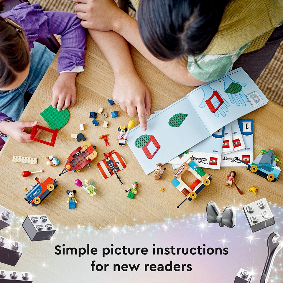 LEGO Disney 100 Celebration Train 43212 Building Toy Set 100th Anniversary 4+