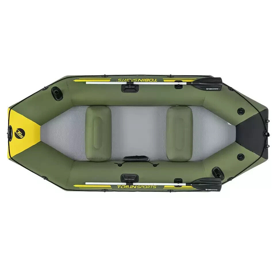 Tobin Sports Canyon Pro 3 Person Inflatable Raft Set Inflatable Boat Rib Boat