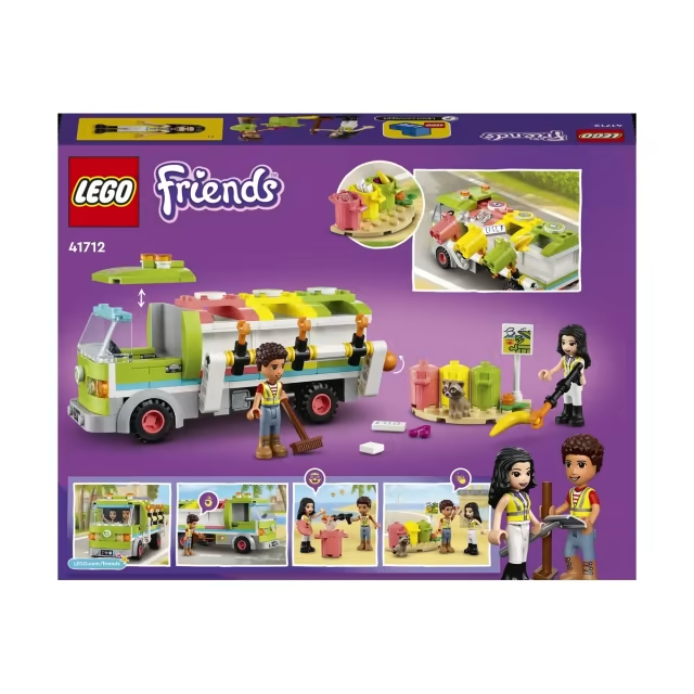 LEGO Friends Recycling Truck 41712 Emma and River
