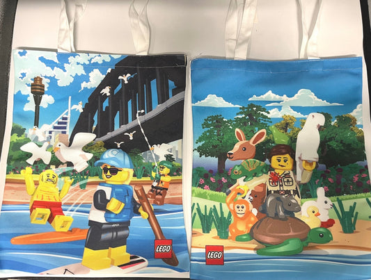 Official Tote Bag 2026 The World's Largest LEGO Store Pitt Street Set Of 2