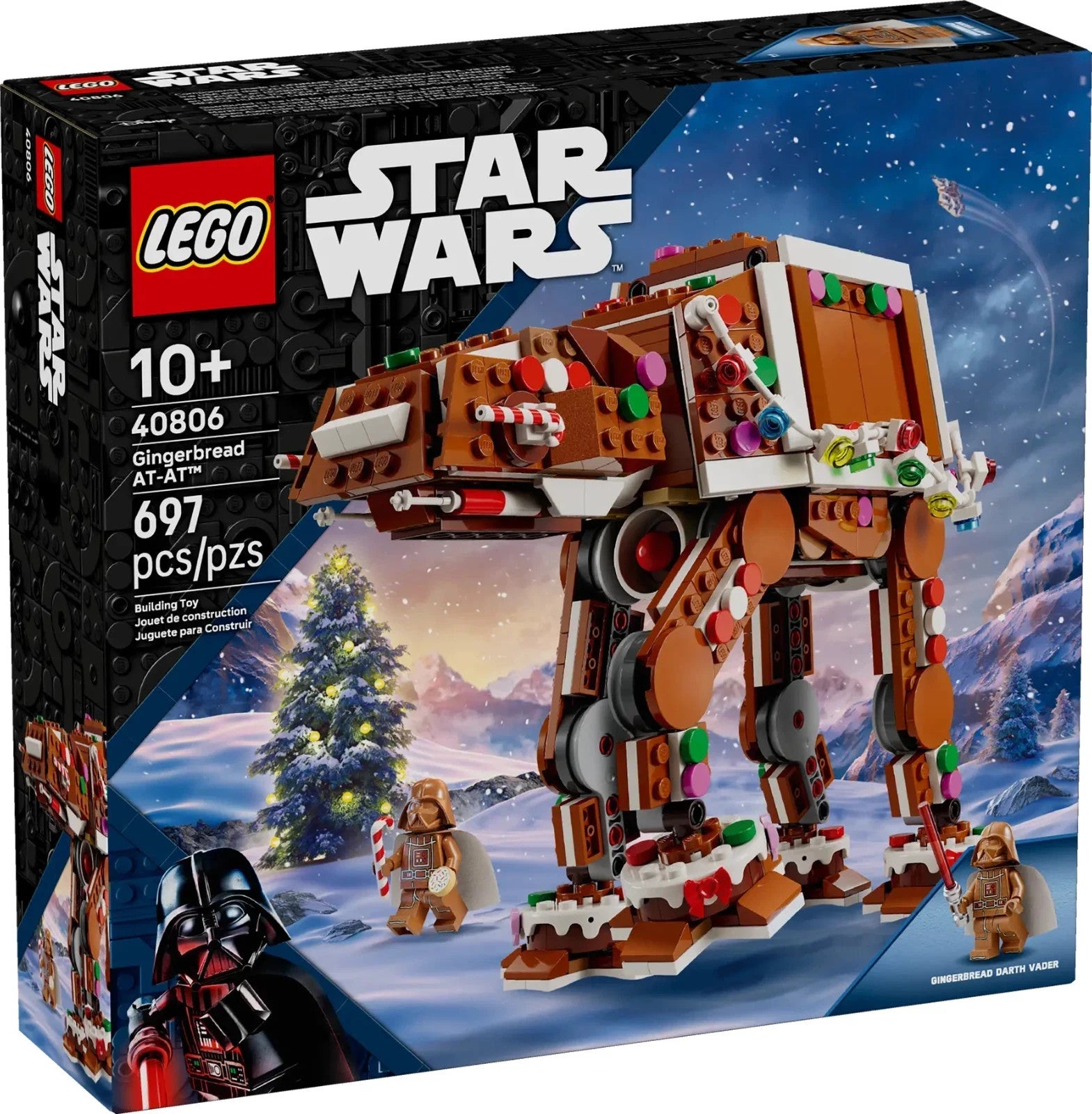 LEGO 40806 Star Wars Gingerbread AT-AT Walker Christmas Xmas Home Decoration