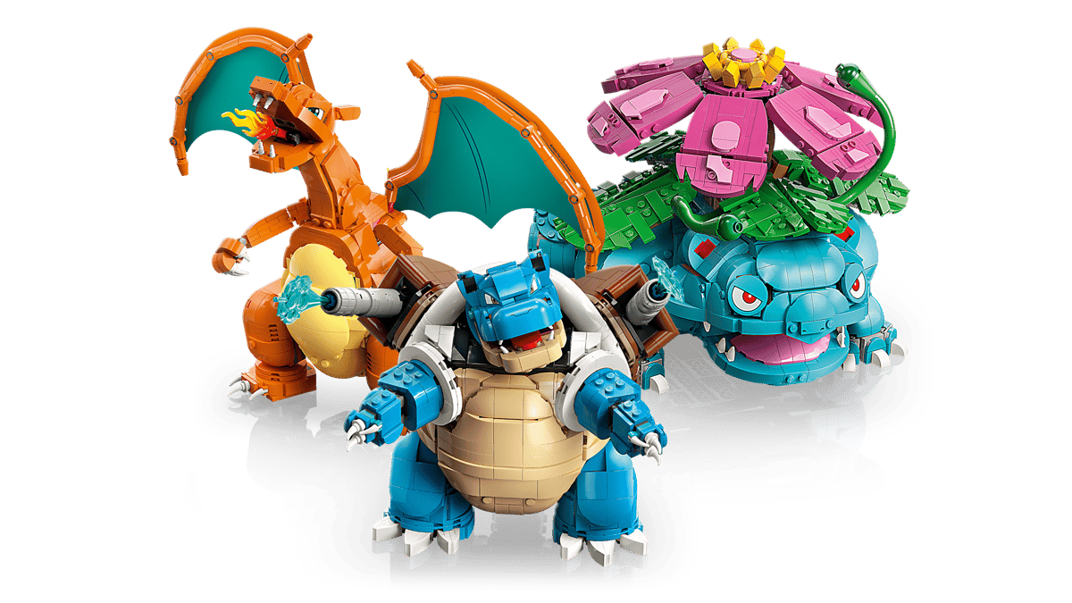 LEGO 72153 Pokemon Venusaur, Charizard and Blastoise Brand New Sealed