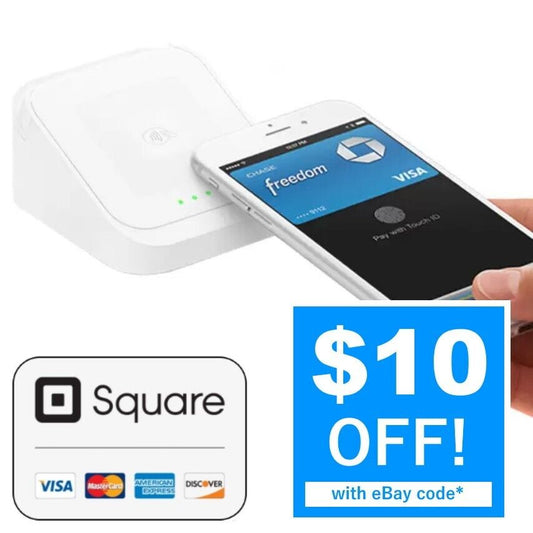 Square Reader And Dock Card Scanner Swipe Chip Credit Debit Payment Portable 