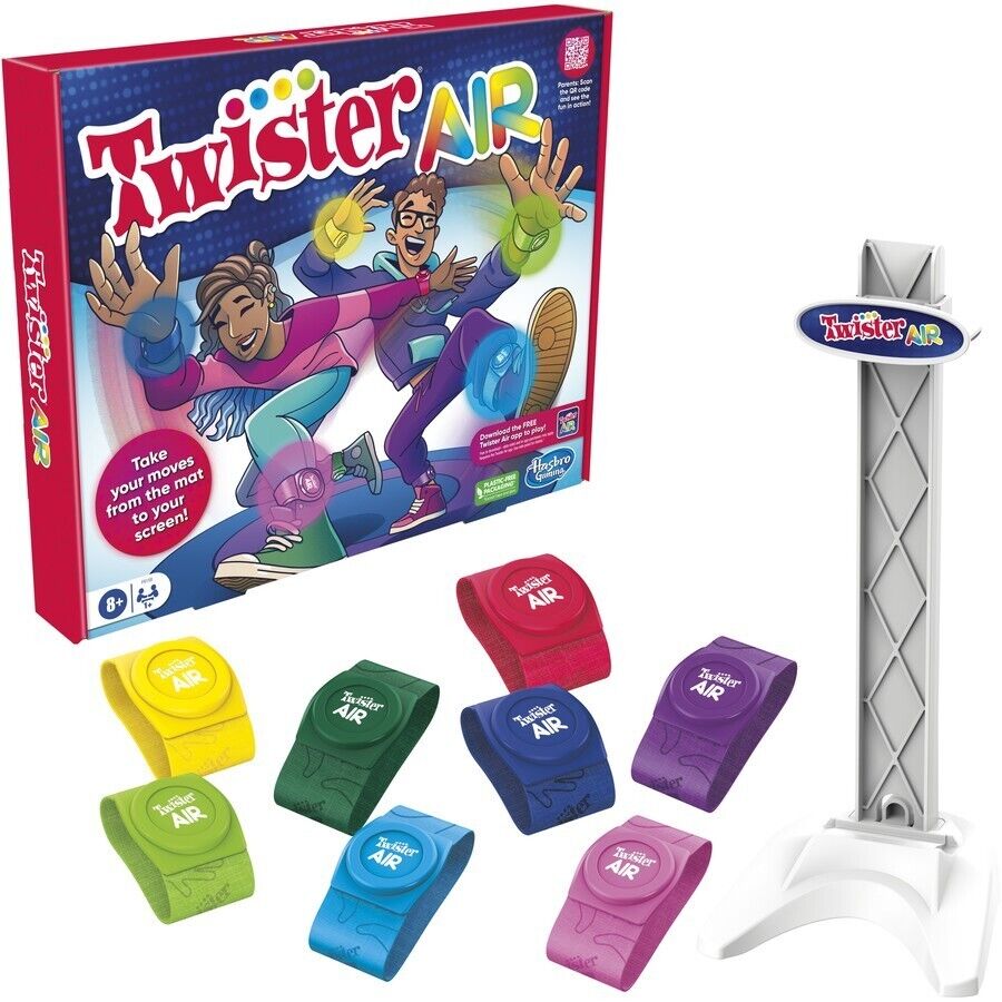 Twister Air Board Game Hasbro with Free iOS Android App Download to Play