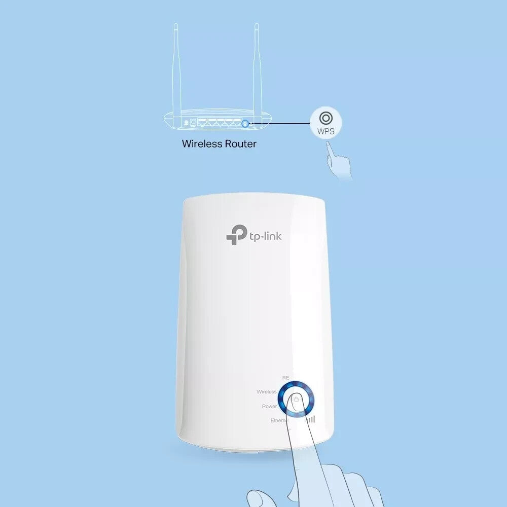 NEW TP-Link TL-WA850RE 300Mbps Wireless Range Extender 2.4Ghz WIFI Booster WPS 