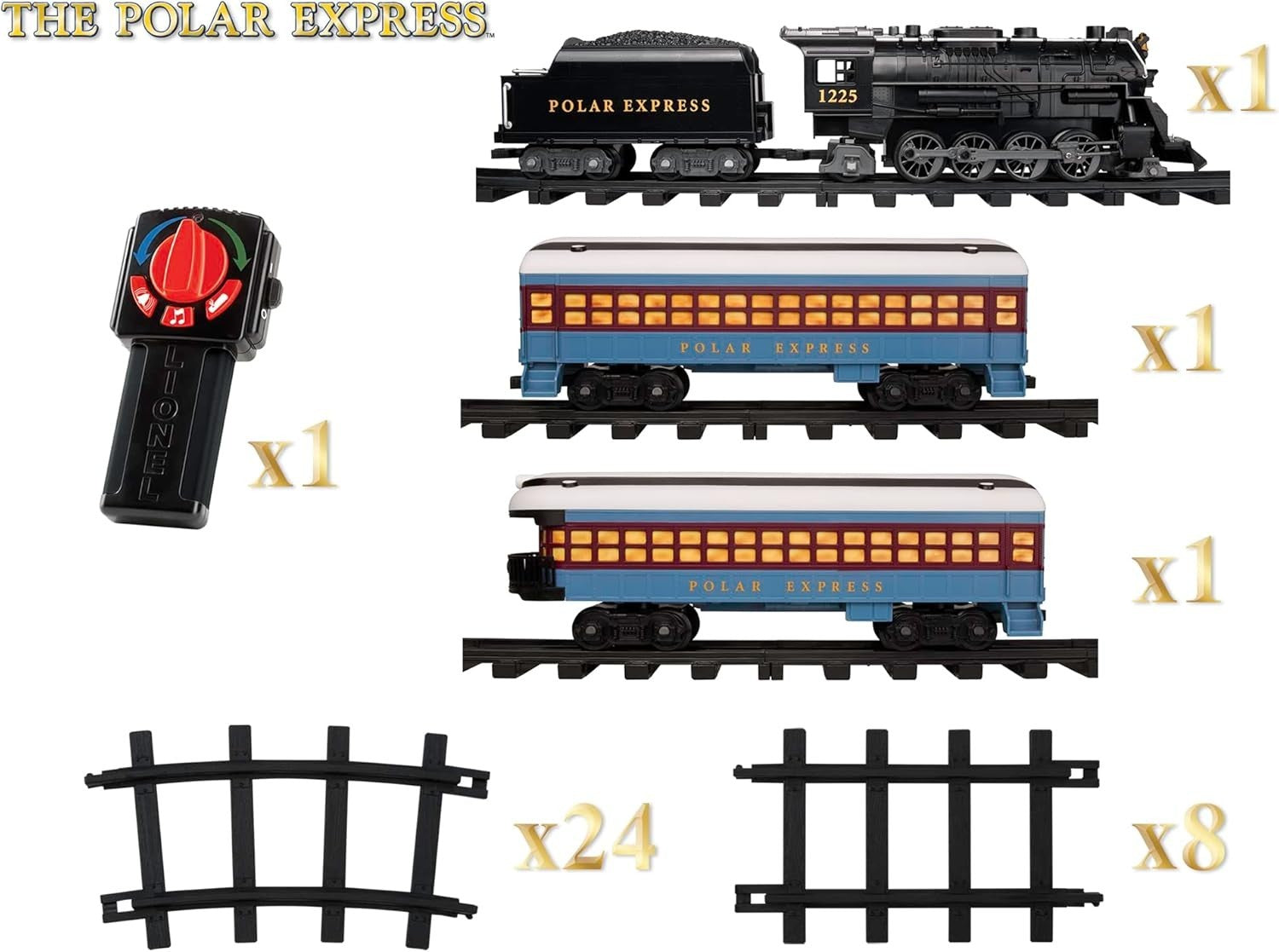 Lionel The Polar Express Ready-to-Play Train Set Battery Powered with Bluetooth
