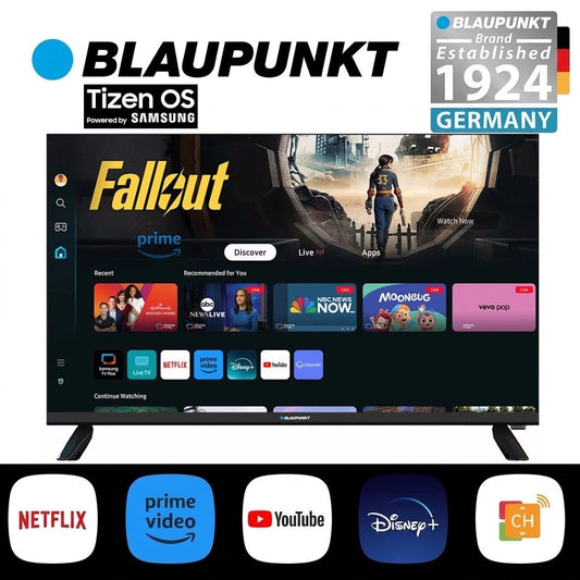 Blaupunkt 24" Inch HD Smart TV 12V /240V Caravan Car Camper RV Samsung Tizen OS