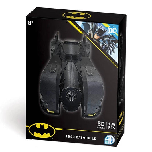 Batman Batmobile 1989 DC Comics 3D Puzzle 136 Pieces 4D Cityscape