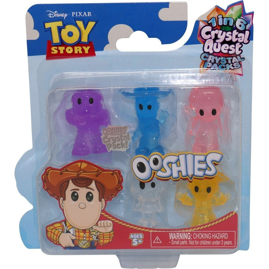 Ooshies 1-in-6 Crystal Quest Packs – Toy Story 5 Figures Crystal Woody (Special)