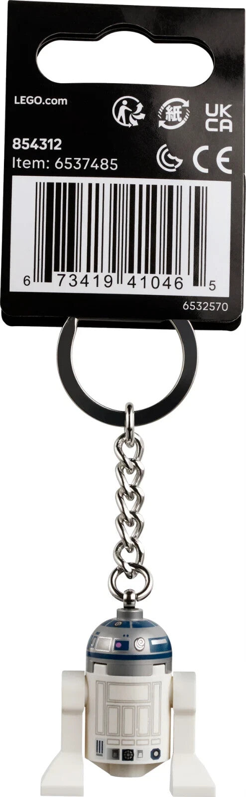 LEGO R2-D2 Minifigure Keychain STAR WARS 854312