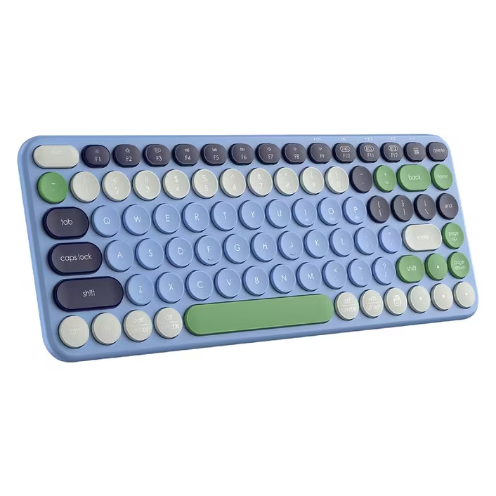 Otto Geometric Compact Wireless Keyboard Windows PC MAC OS Android IOS