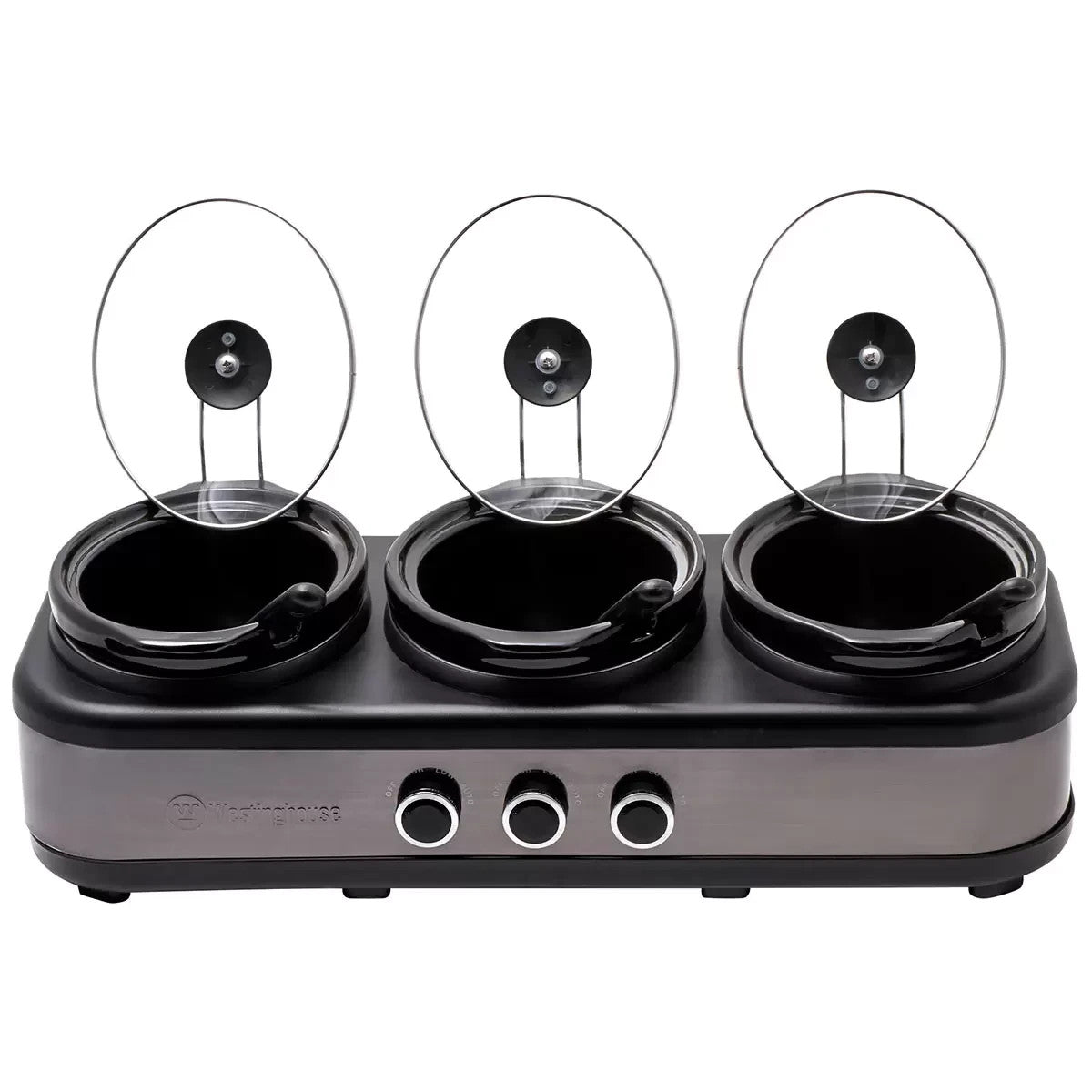 Westinghouse Slow Cooker Ceramic Pots 3 x 2.5L WHSC07KS