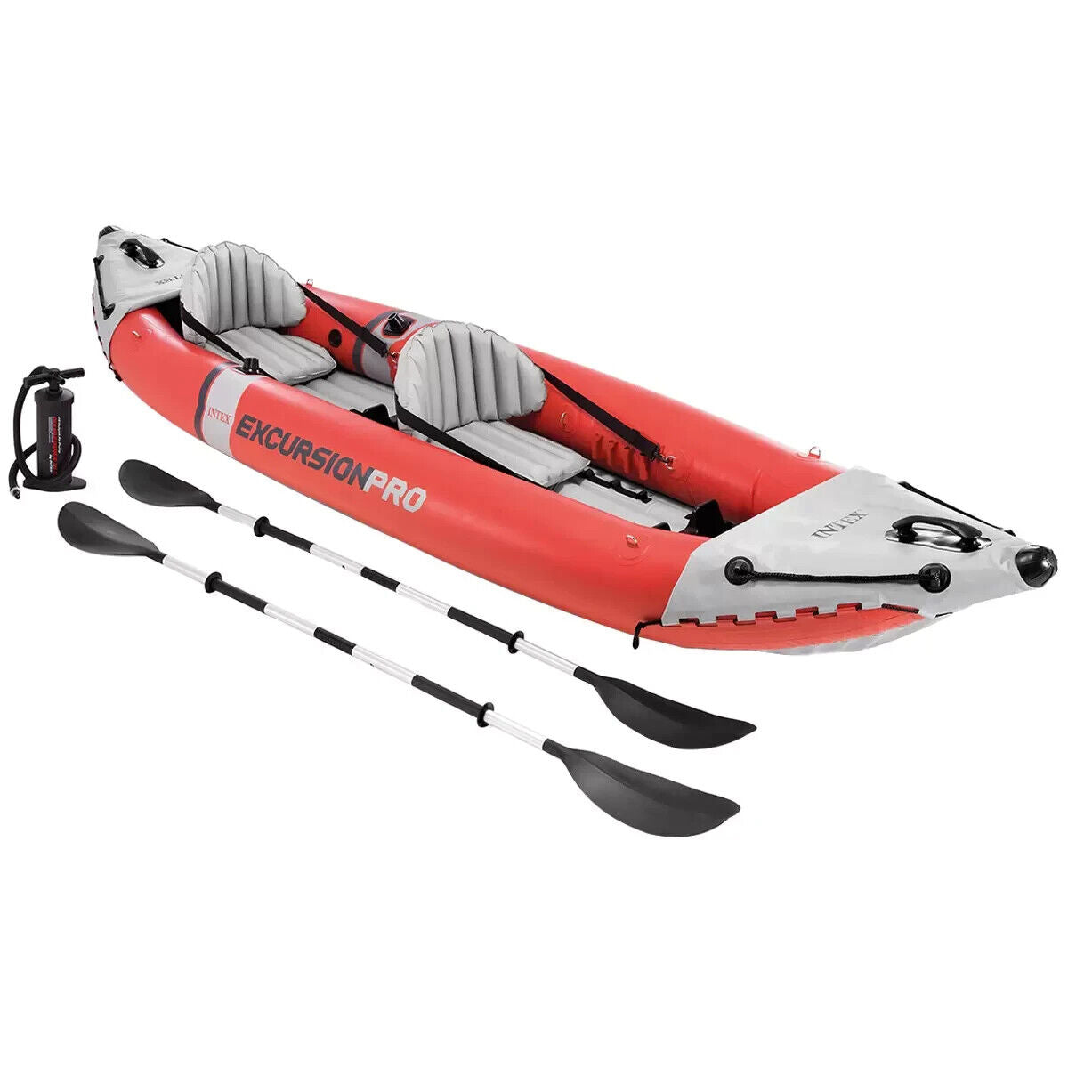 Genuine Intex Excursion Pro K2 Kayak Canoe River Lake Boat Oars Inflatable 68309