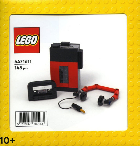 LEGO Insiders 6471611 – Portable Retro Cassette Tape Player Limited Edition