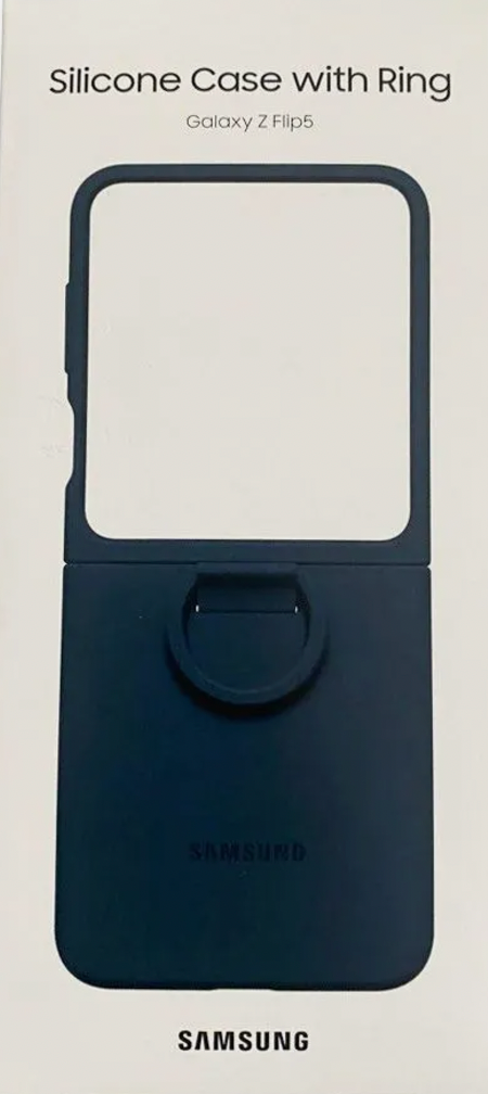 Samsung Silicone Case with Ring for Galaxy Z Flip5 EF-PF731TNEGWW