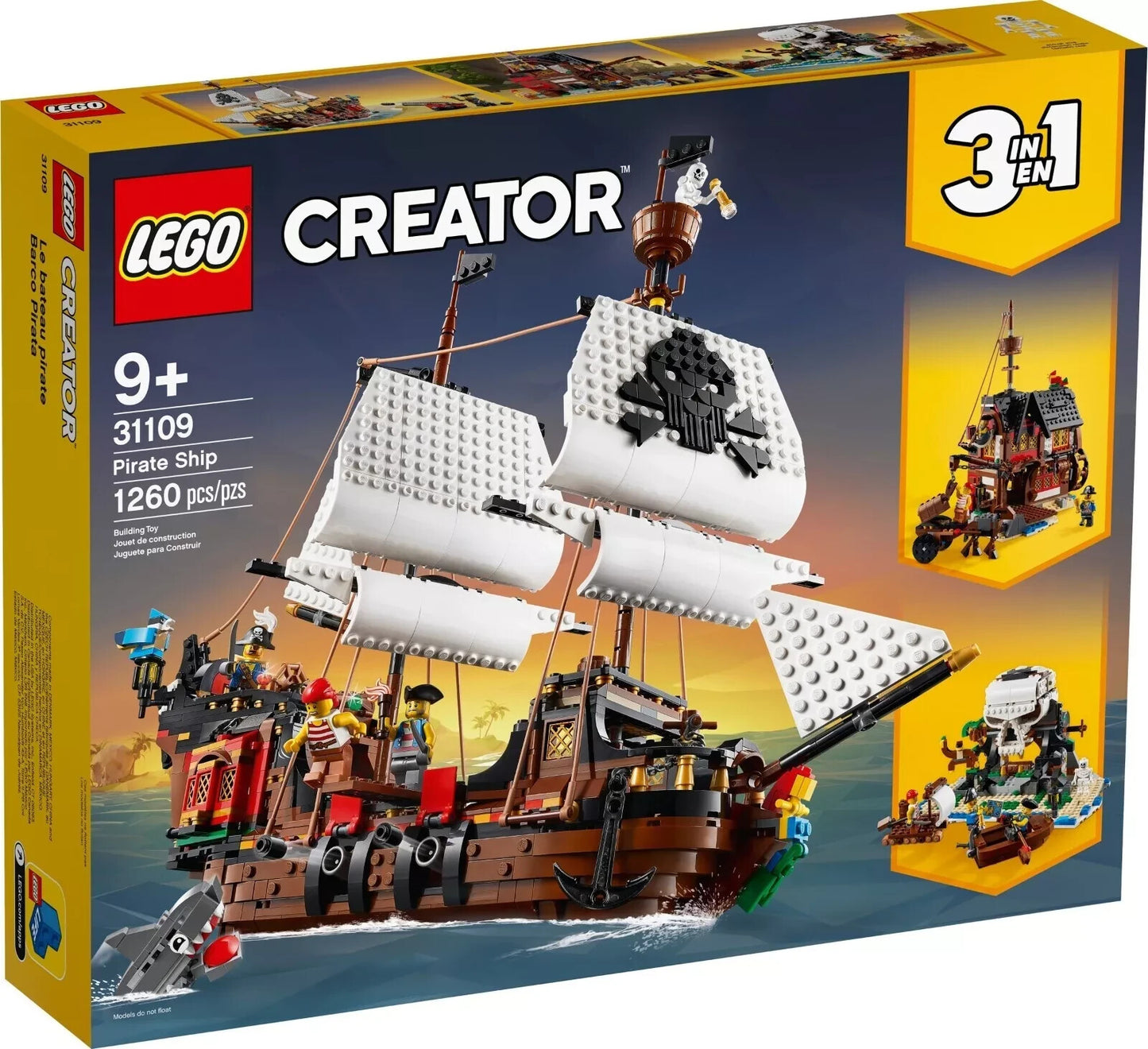 LEGO CREATOR 31109 Pirate Ship 3-IN-1