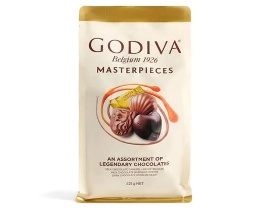 Godiva Masterpieces Assortment of Legendary Milk & Dark Chocolate 421g