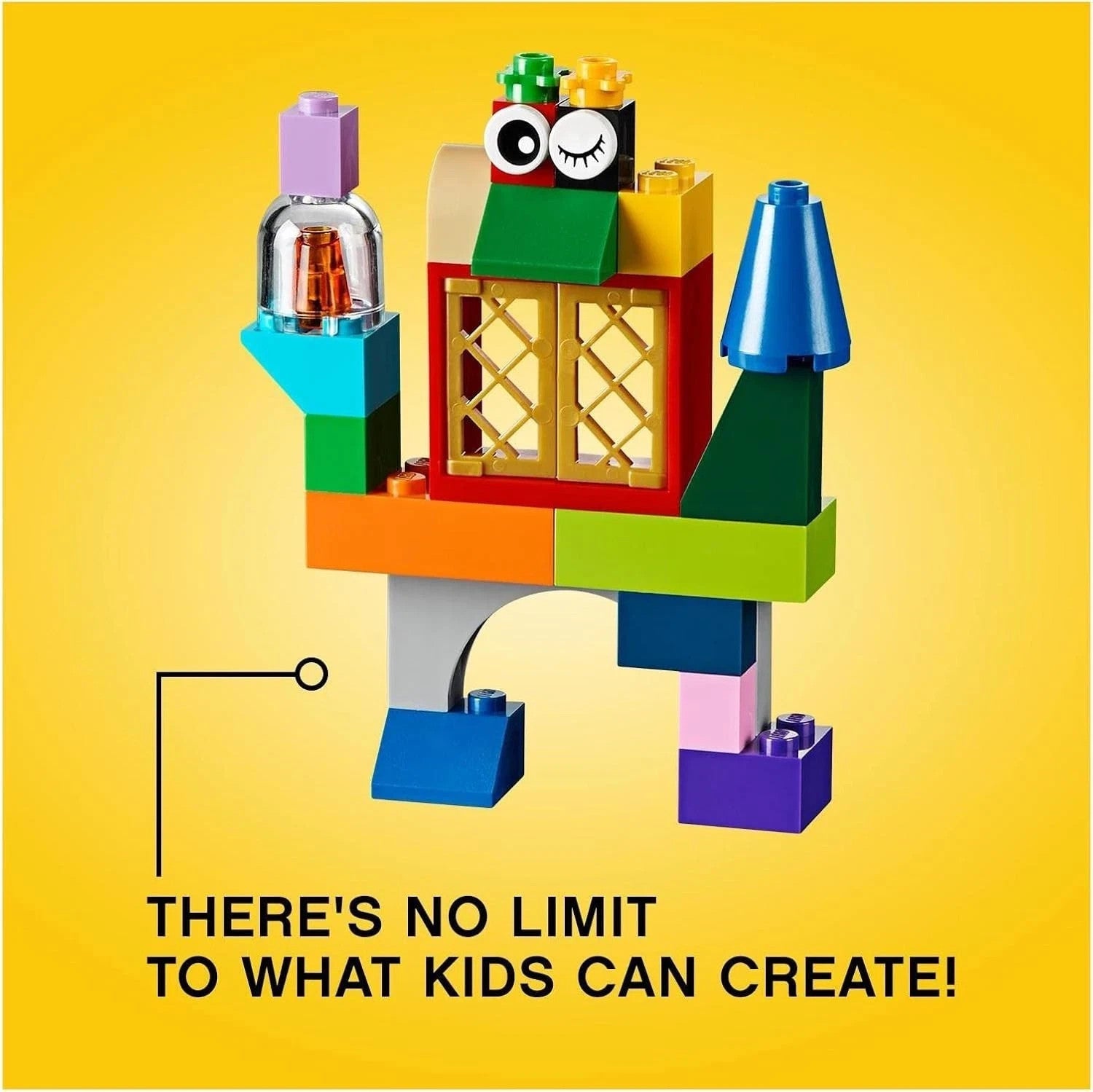 LEGO 10698 Classic Large Creative Brick Storage Box Set Colourful Building Toy