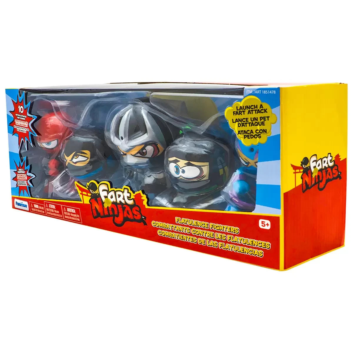 Funrise Fart Ninjas 5 Pack – Flatulence Fighters