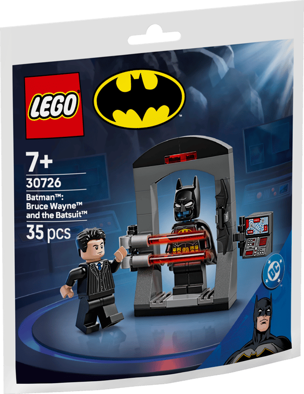 Lego Super Heroes 30726 Bruce Wayne & Batsuit Paper Bag New Sealed 2 MiniFigures