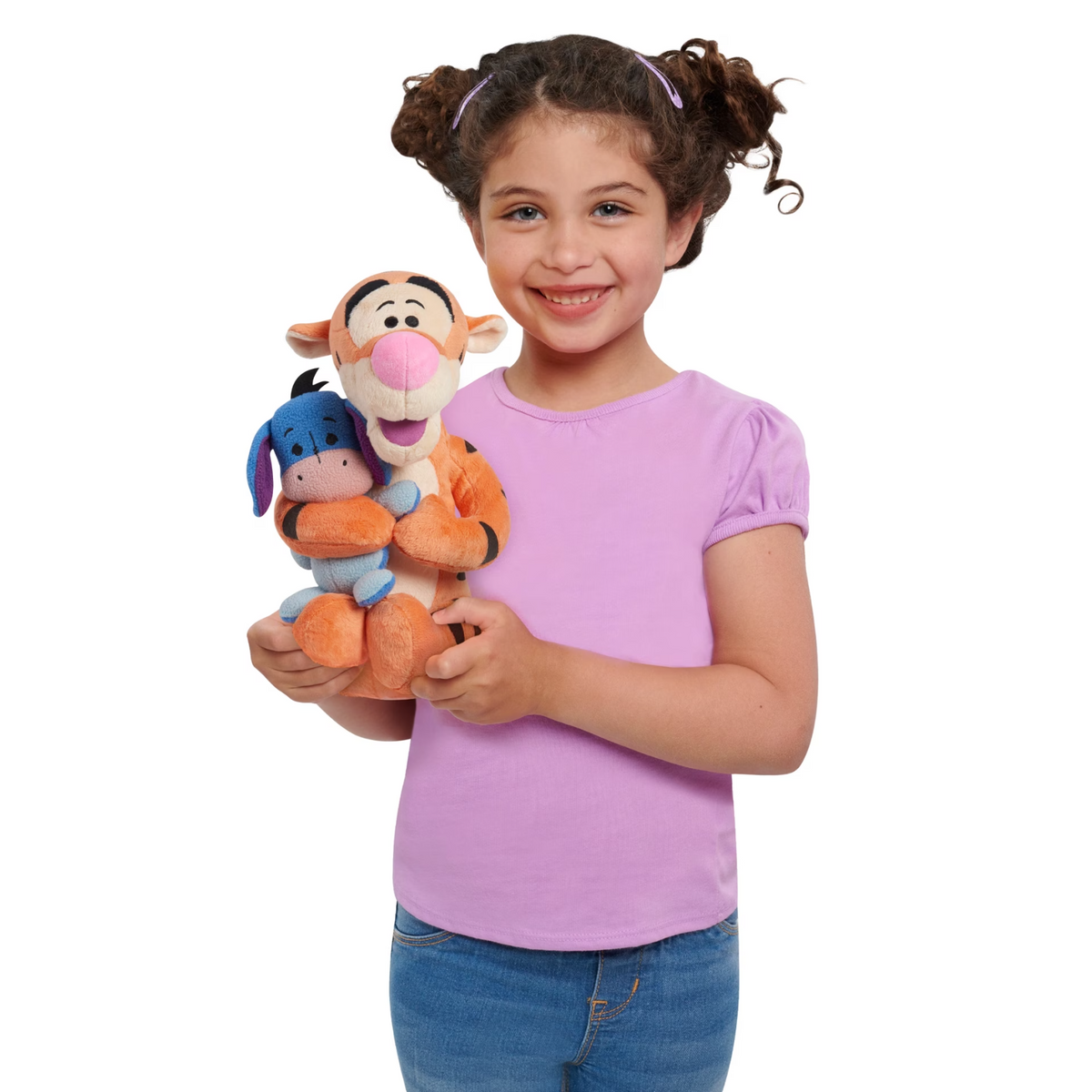 Disney Classics Lil Friends 10" Huggable Plush Soft Toy  Tigger & Eeyore Plushie