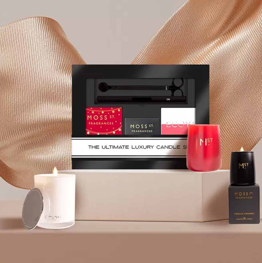 CB Ultimate Luxury 3 Piece Candle Gift Set With Wick Trimmer