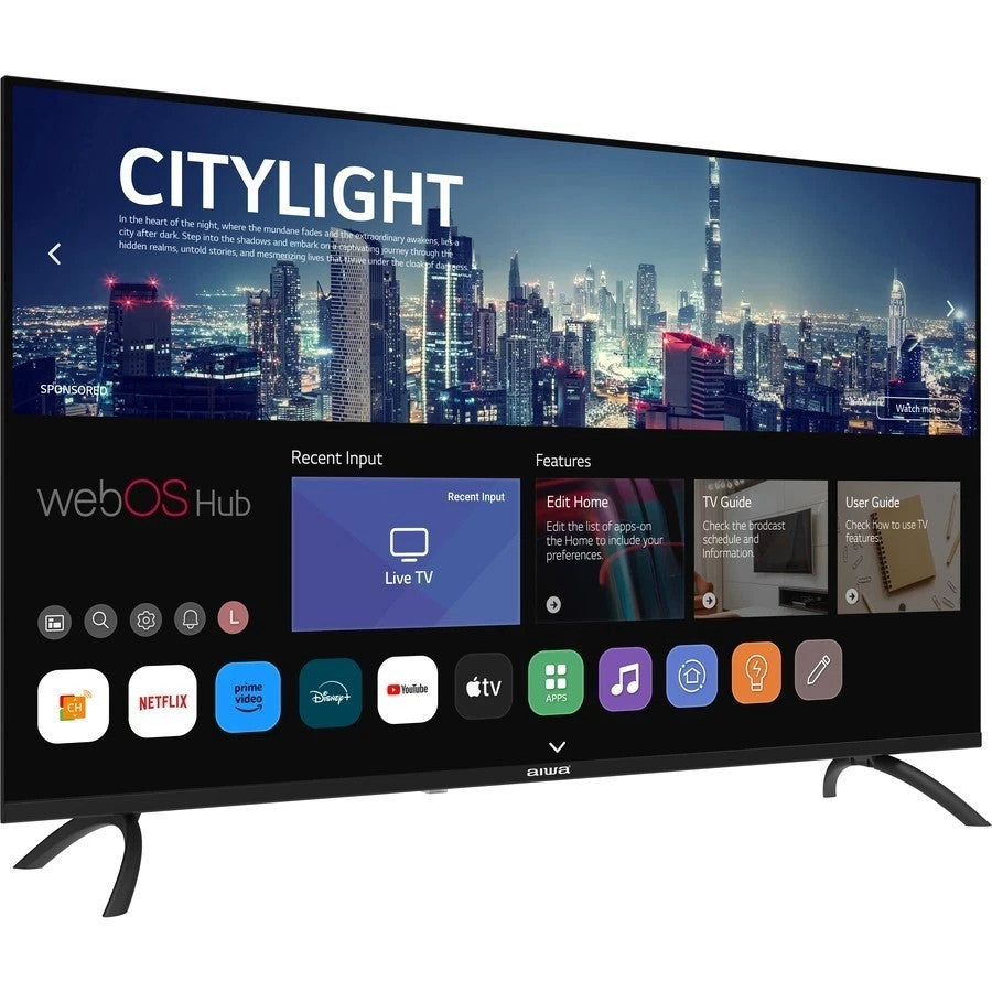 AIWA 43" Inch QLED WebOS ThinQ AI Smart FHD TV Magic Remote Bluetooth WIFI
