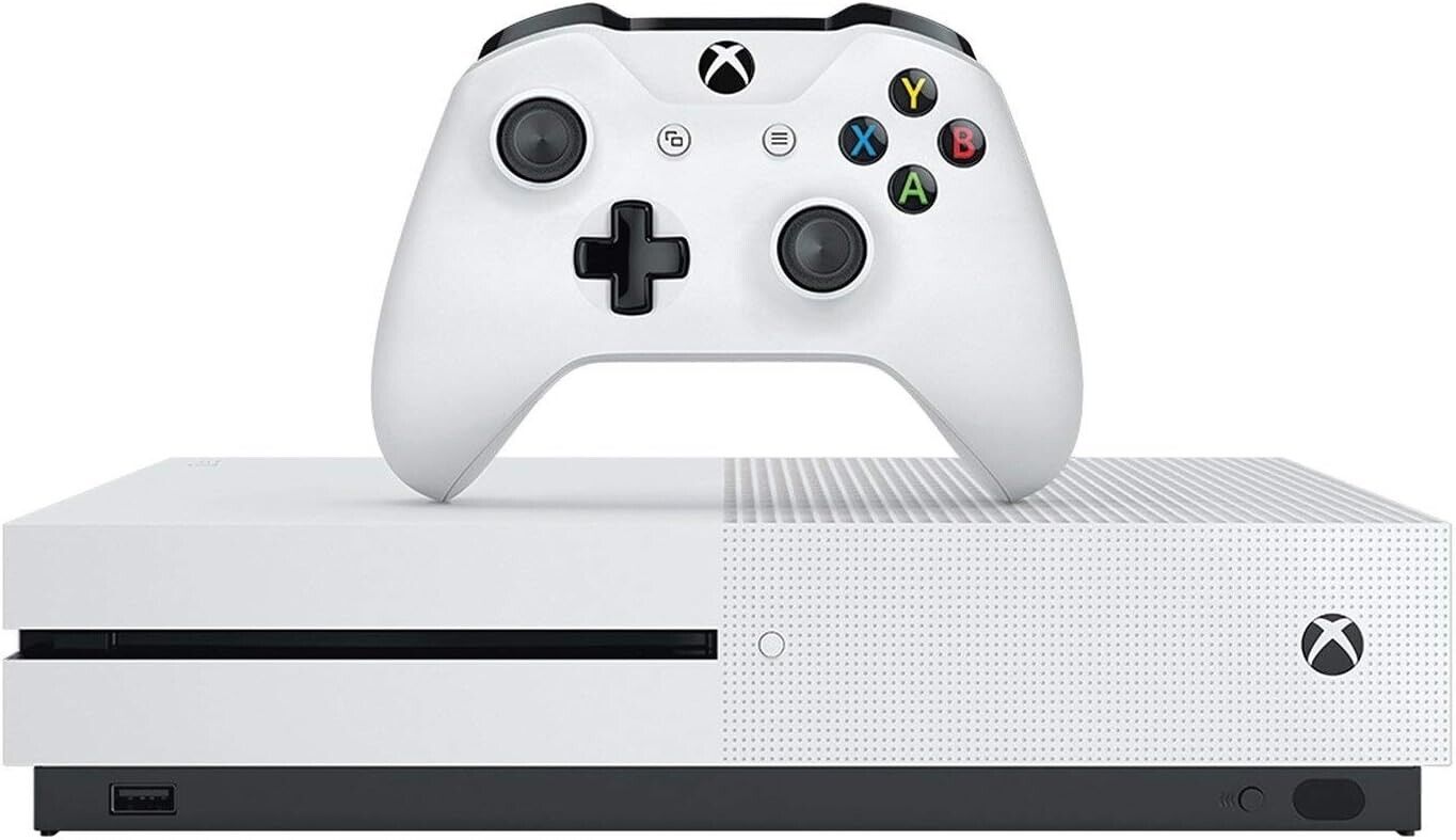 Brand New Factory Sealed Xbox One S Console Disc Edition 500GB White AU Stock